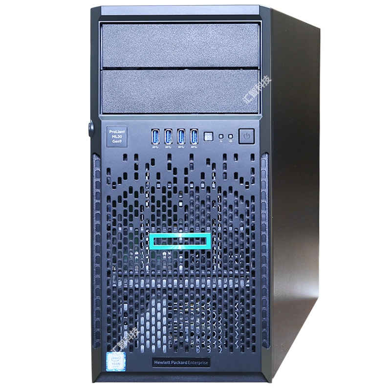 惠普（HP）HPE ML30GEN10塔式服务器主机(替代ML30 GEN9)4个LFF热插拔硬盘位 至强E-2224四核3.4G CPU主机 8G内存 无硬盘（另配硬盘）
